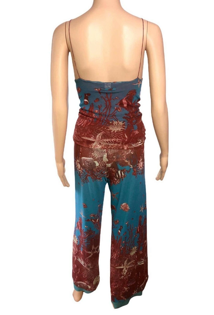 Jean Paul Gaultier Soleil S/S 1999 Sea World Life Print Top