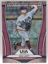 2020 Panini Donruss American Pride Pink Fireworks Asa Lacy Clayton Kershaw #AP4