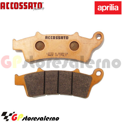 AGPA99ST FRONT SINTERED PADS RECESSED APRILIA 125 SCARABEO 2005