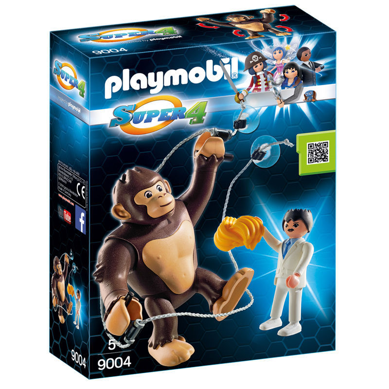 Playmobil Super 4 - 9004 - Gorila Gigante Gonk - New and Sealed