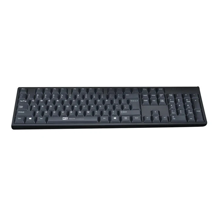 R8 Keyboard Mouse Combo Black Wear-Resist Keys Mute Buttons Ergonomic Design - Image 4 of 4