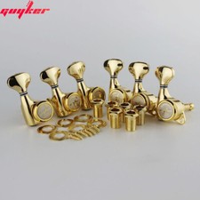 GUYKER 6R Gold Lock String Tuners Electric Guitar Machine Heads Tuner
