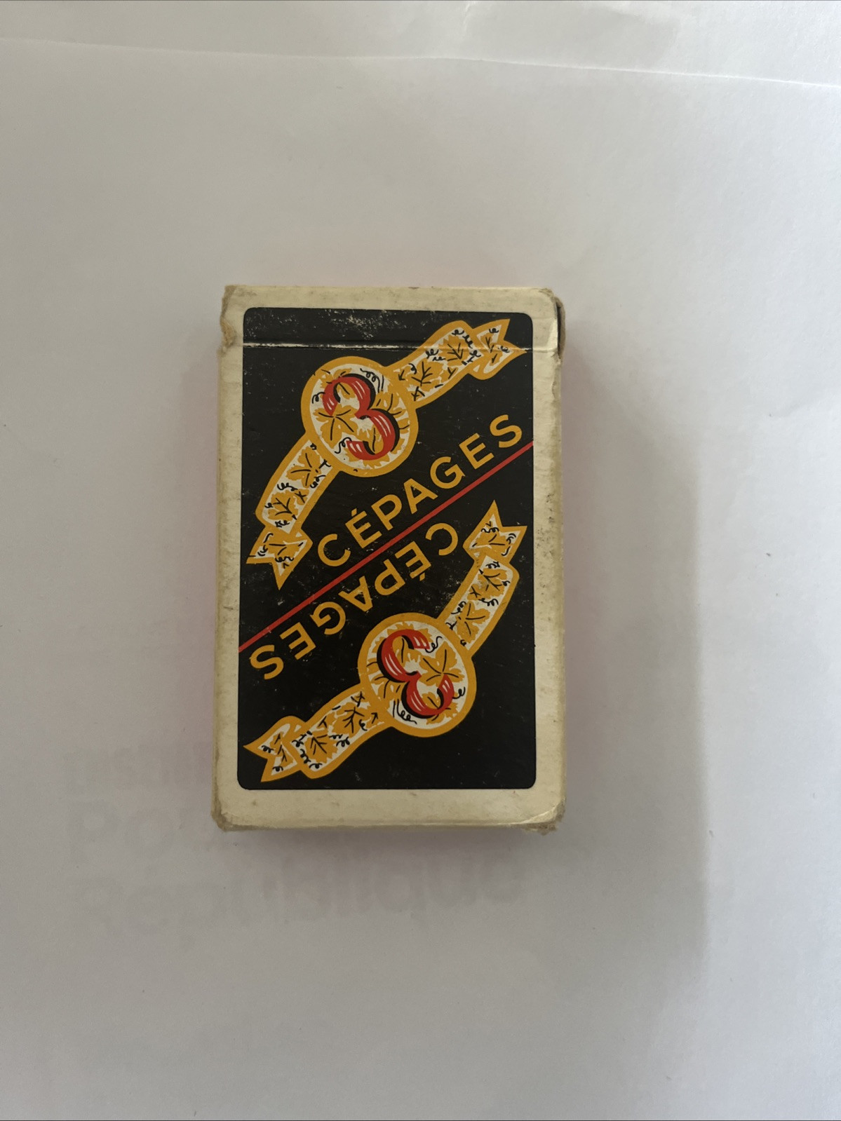 Jeu De Cartes Vin Cépages Rare Bon État