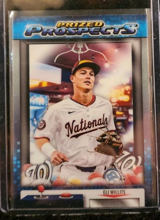 2025 Bowman Draft Eli Willits 1st Chrome Prized Prospects #PP-1 Nationals