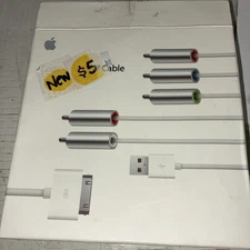 Apple Component AV Cable 30-Pin MC917ZM/A for Iphone/Ipod/Ipad new in box
