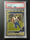 1/1 PUKA NACUA PSA 9 2024 PANINI DONRUSS OPTIC #115 GOLD VINYL PRIZM 2ND YR 1/1
