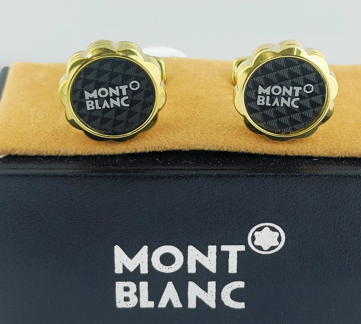Montblanc Gold Cufflinks for Men for sale - eBay