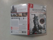 Assassin's Creed III Remastered Nintendo Switch No Game - Case Artwork Only