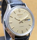 Rare vintage Seiko 5 automatic day date movement number 6309A japan made men's w