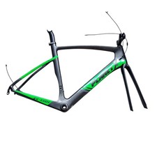 Planet X EC-130E Aero Road Bike Large Frame Carbon Fibre Matte Grey Green