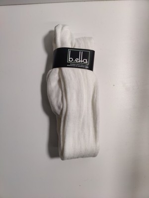 b.ella - Woman's socks - white- Cashmere blend - Made in USA **N12**