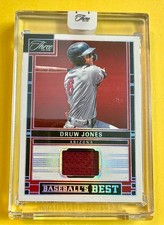 2024 Panini Three & Two Druw Jones Baseball's Best #BBM-DJ Holo Silver /25 (MEM)