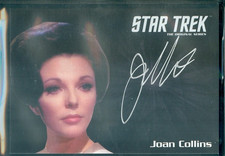 Star Trek Original Series 50th Anniversary Joan Collins  Silver Autograph Card