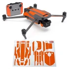 WRAPGRADE Drone Accent Color Skin Sticker "Neon Orange"