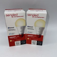 Lot Of 2 Sengled Smart Lighting Bluetooth Mesh Bulb LED Soft White Alexa NEW! 