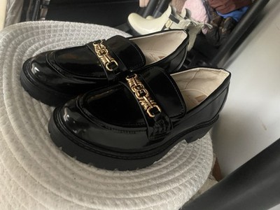 Sam Edelman Girls Black Patent Teo Loafers US 1 EU 32