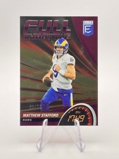 2022 Donruss Elite Matthew Stafford Full Throttle Purple Prizm /75 #FT15