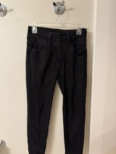 Women  s curve appeal black high rise stretch skinnny jean- size 8 /29