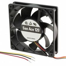 Sanyo Denki San Ace 120mm x 25mm Server Case 12V 3-Pin Cooling Fan 9G1212H401