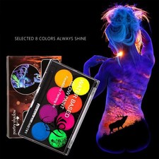 1Pc Fluorescent Body Paint Halloween Party UV Face Paint Gentle On The Skin