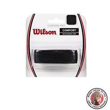 New Wilson Cushion Pro REPL Grip - Black/Black by Wilson