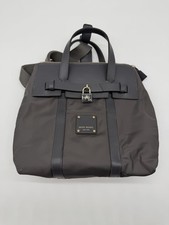 Henri Bendel Jetsetter Convertible Backpack Purse Gray Discontinued