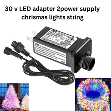 30V 0.2A LED adapter Class 2 Power Supply for Christmas String Lights IP44