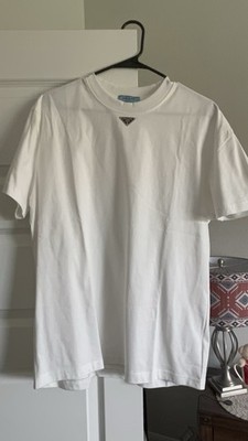 PRADA Milano Men's T-Shirt Size L White
