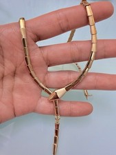 18k Solid 750 Rare Moder Genui Yellow Gold Box Link Necklace 16 Choker Dubai 18k Solid 750 Rare Moder Genui Yellow Gold Box Link Necklace 16 Choker Dubai