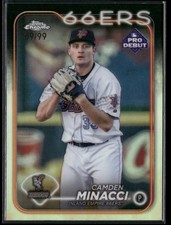 2024 Topps Pro Debut #PDC-118 Camden Minacci Chrome Refractor #/99