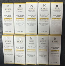 Kiehl's Better Screen UV Sunscreen SPF 50+ 1.7 Oz  Exp. 05/2026 (Set of 10)