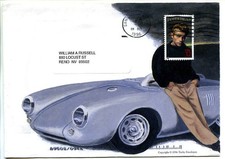 James Dean Tricky Envelope used 1996  5¼