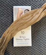 Bundle Of Cabin Crew Glossy Tan Tights Aviation Uniform X 12 Pairs