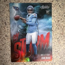 2025 Panini Absolute By Storm Cam Ward #3 Spectrum Red Rookie /150 Titans
