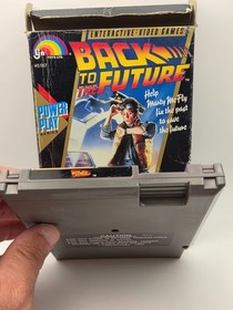 Back to the Future (NES, 1989) Box, Foam, Sleeve and Game - Tested/Works
