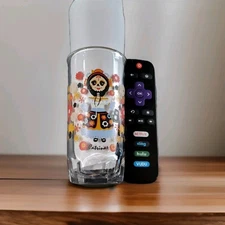 Catrinas Mexico Sugar Skull Juice Glass Day of The Dead 5”  Dia De Los Muertos