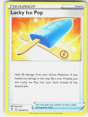 Lucky Ice Pop Uncommon SWSH07: Evolving Skies 150/203 LP