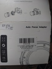 Canon EF to FX Fuji Fujifilm Autofocus Adapter Converter