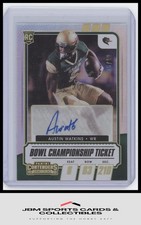 2021 Contenders Draft Picks #170 Austin Watkins Jr. Bowl Championship Auto #/10