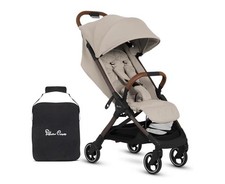 Image of Silver Cross- Clic 2 Compact Stroller & Travel Bag - Foldable & Light-  latte