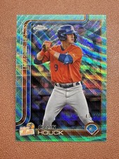 2025 Topps Chrome Pro Debut Colin Houck Aqua Wave Refractor • #PDC-57 • /75