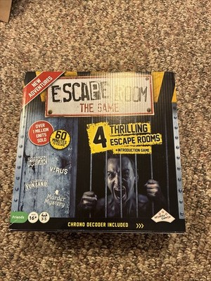 Escape Room The Game with 4 Thrilling Escape Rooms & Chrono Decoder New in Box