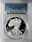 2011-W  $1  PROOF AMERICAN SILVER EAGLE (ASE/SAE) PCGS PR70 DCAM  #61215236