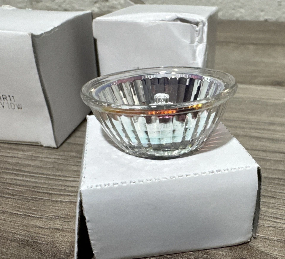 2 Pack 10 Watt MR11 12 Volt Precision Reflector Fiber Optic Bulb 10W 12V - Image 3 of 4