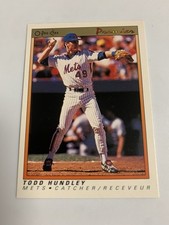1991 O-Pee-Chee Todd Hundley New York Mets 