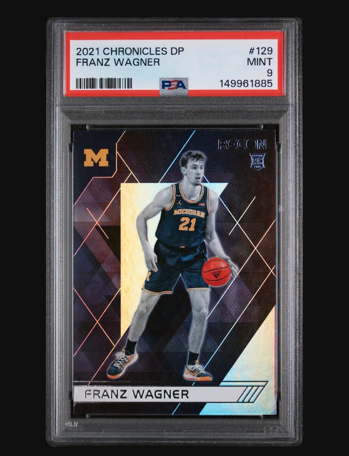 Franz Wagner Rookie PSA 9 2021 Chronicles Draft Picks #129 Magic RC NBA