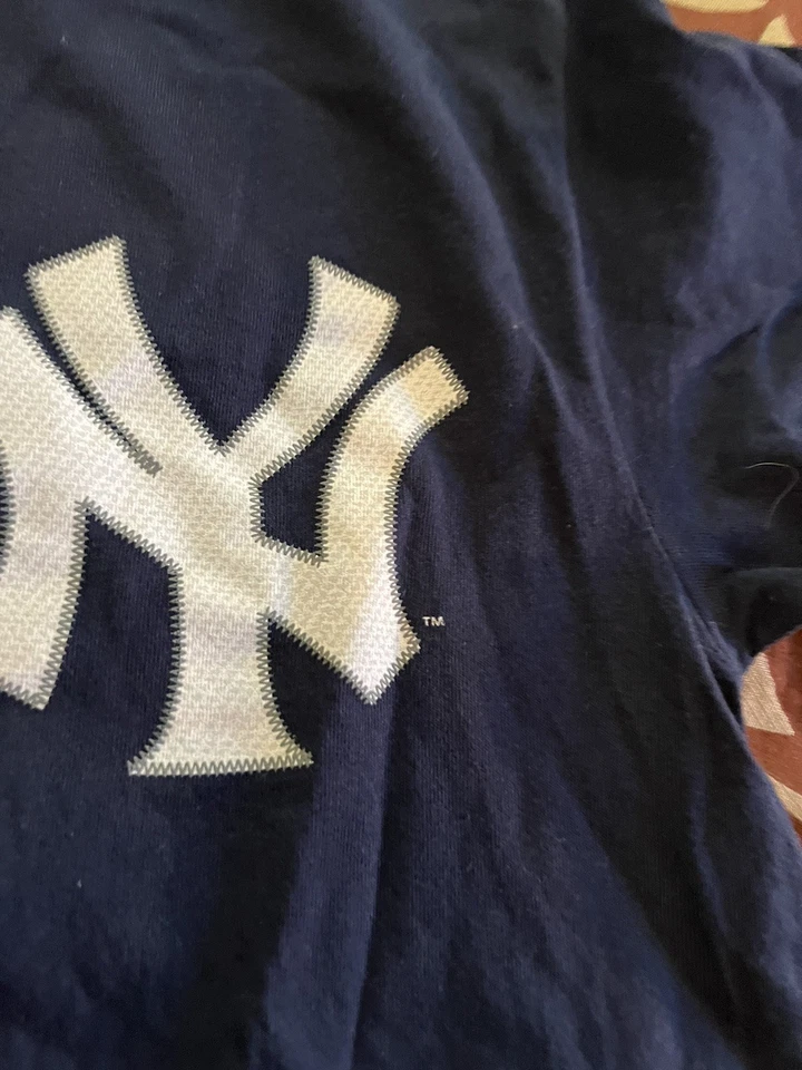 alex rodriguez new york yankees jersey T Shirt Mens Blue Medium Arod Majestic - Image 3 of 4