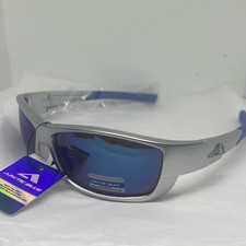 Arctic Blue Wraparound Sports Sunglasses UV Protection