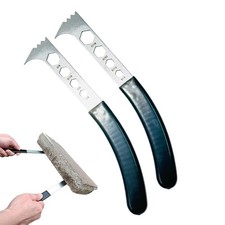 Paver Removal Tool 2-Piece Curved Handle Ergonomic Paver Lifter Brick Tool