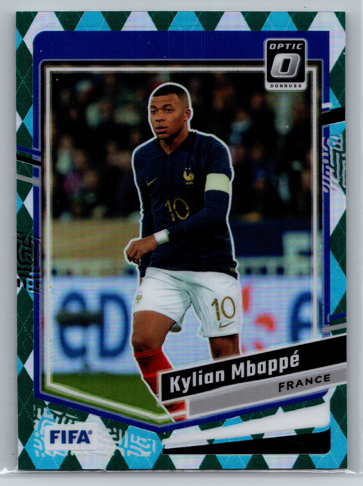 2023-24 Donruss #17 Kylian Mbappé Optic Argyle